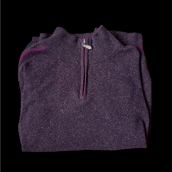 Bachrach Wool Silk Blend Quarter Zip Sweater NWOT, Size‎ Large - Picture 4 of 5